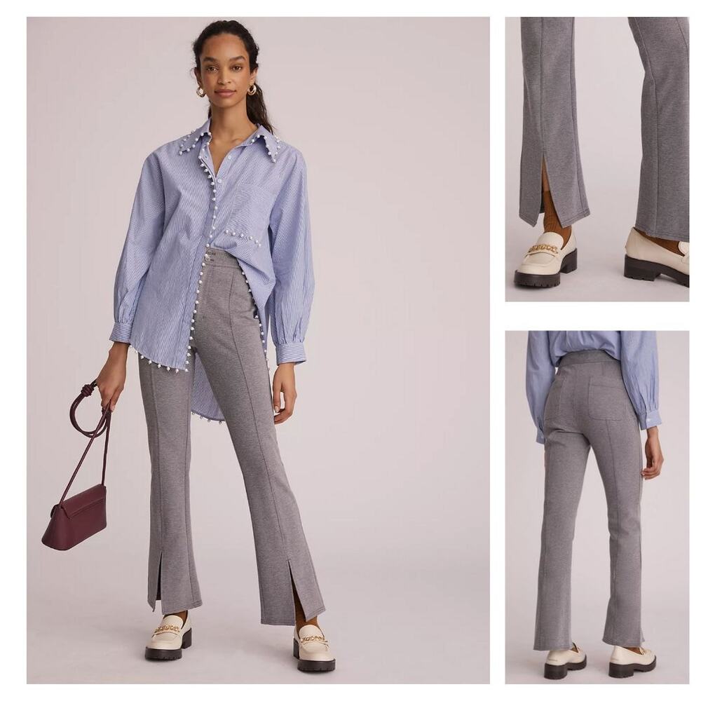 Anthropologie Maeve Seamed Flare Pants - New Size 2